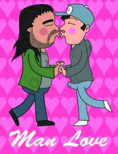 Pepper Dicks & Mark "The Ass Shark" Zito in "Man Love"