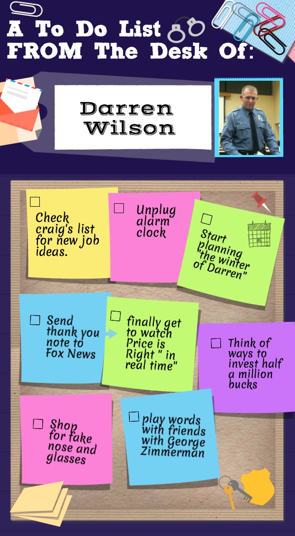 TO DO LIST Darren Wilson (1)