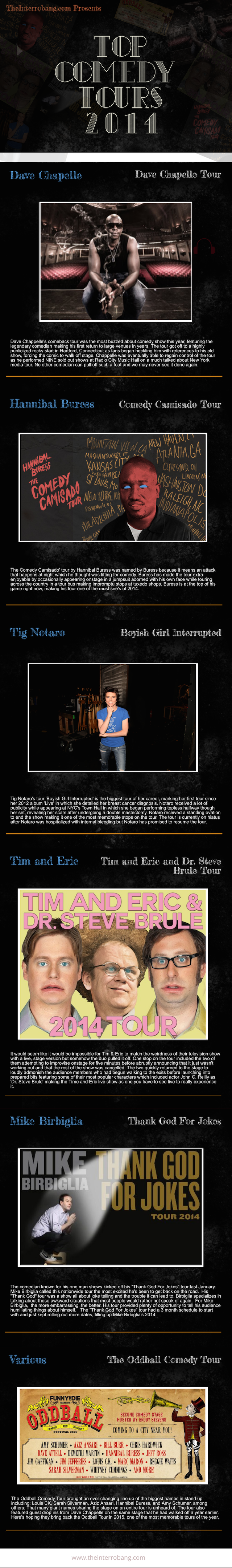 Top Tours in Comedy 2014  (1)