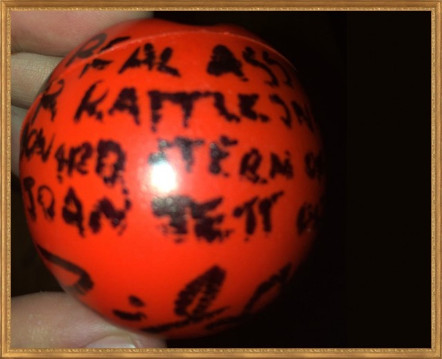 LUIS J GOMEZ RED NOSE SIGNED framed