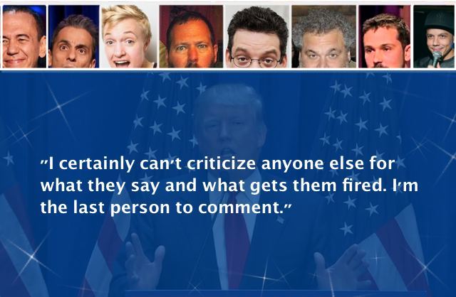 comedians on donald trump NEW QUOTE QUESTION 5