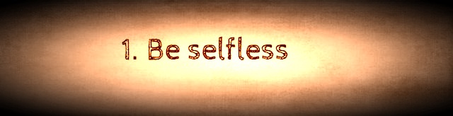 selfless over